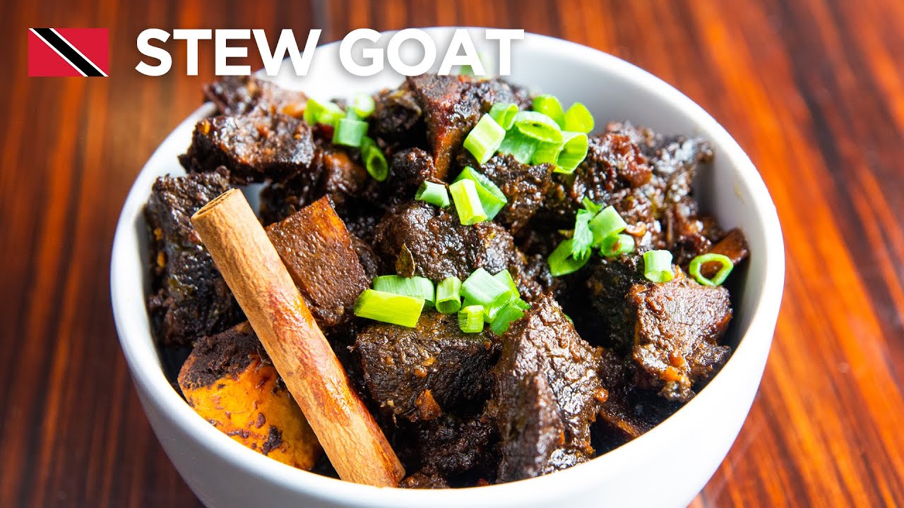 🇹🇹 Stew Goat Recipe by Chef Jeremy Lovell | Foodie Nation