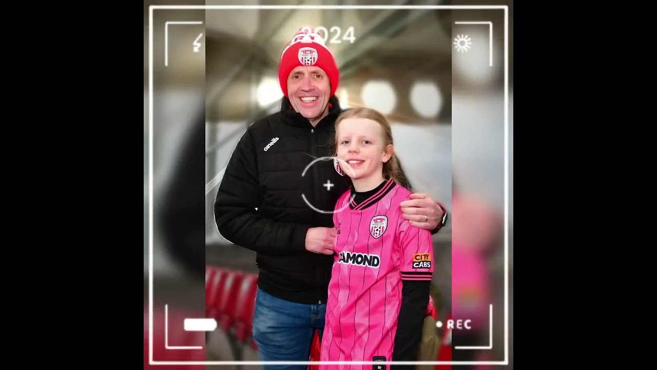 Watching Derry City putting on the show song video