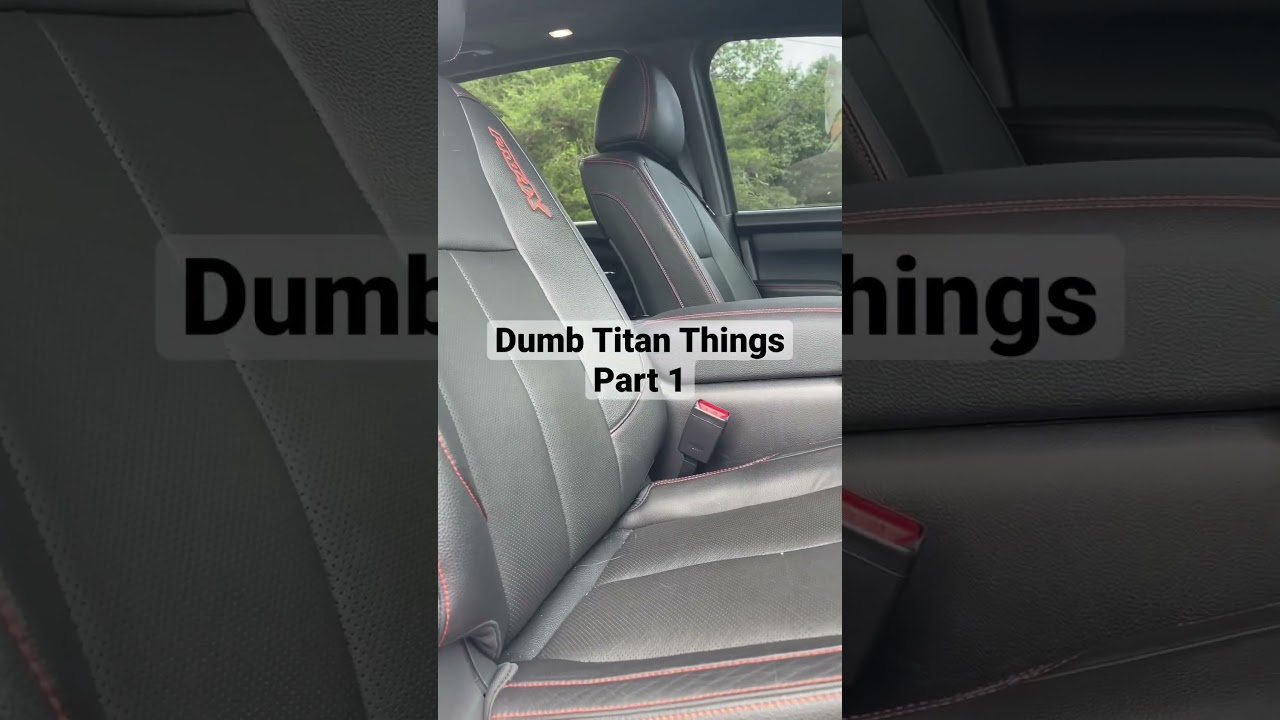 Самые глупые вещи Nissan Titan, часть 1