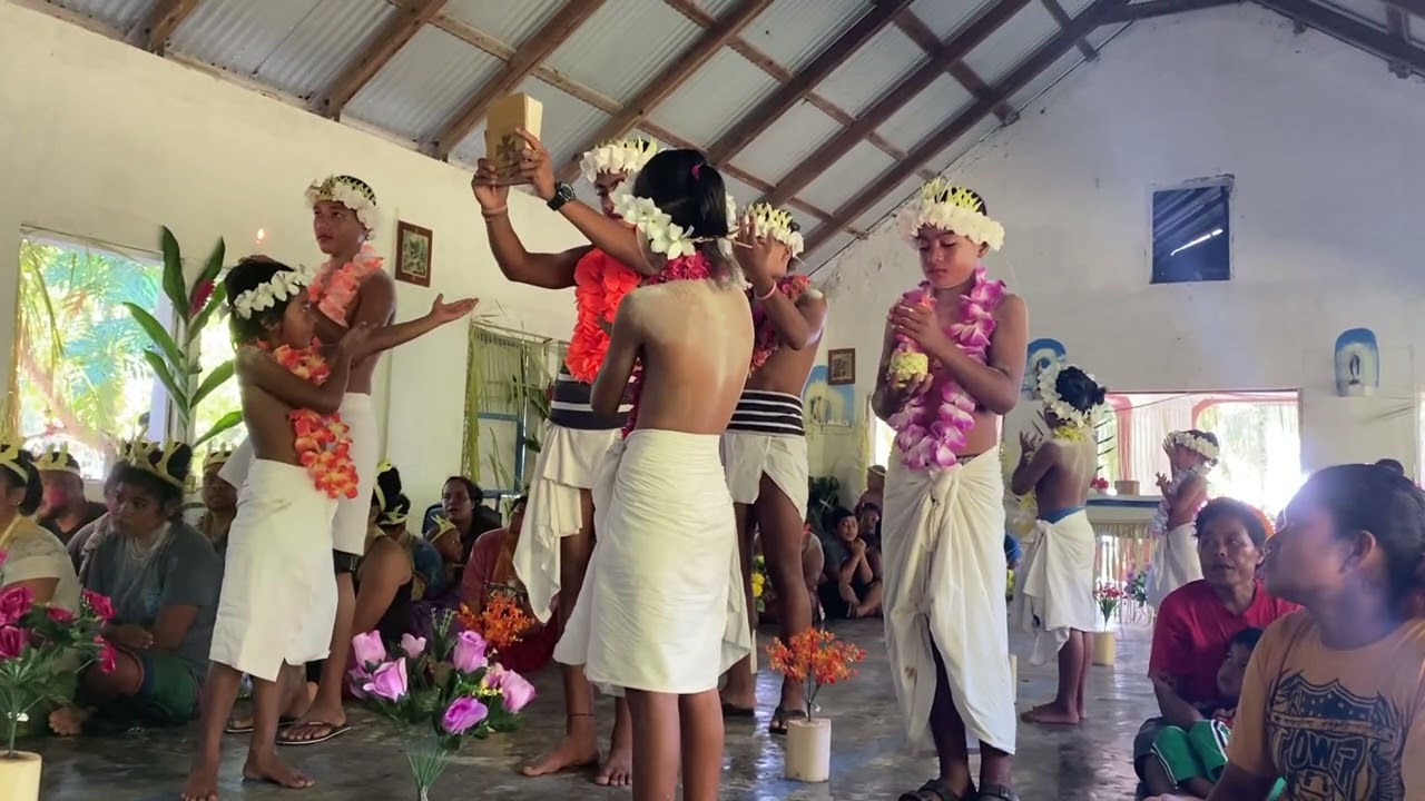 Presentation of the holy bible … Saint Peter Canicious Wottegai Woleai Christmas Day