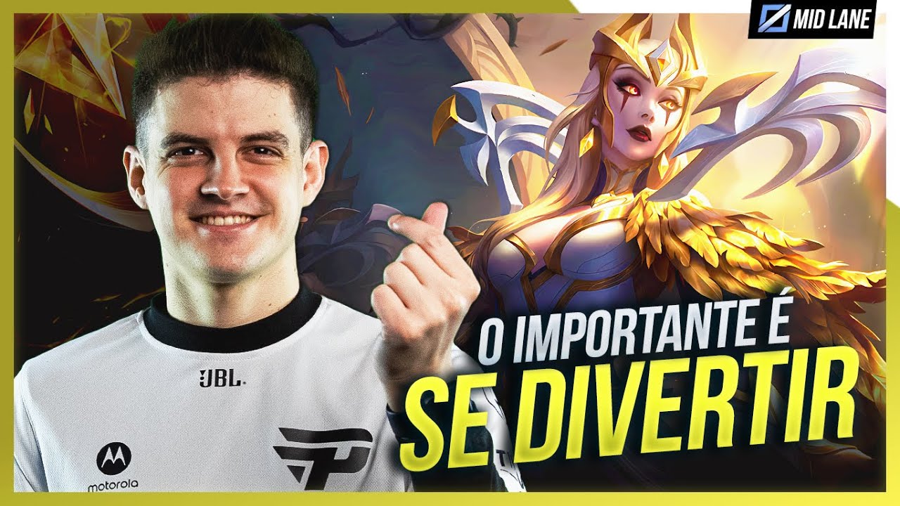 LE BLANC em um jogo onde ela não fazia sentido, porque o importante é SE DIVERTIR!