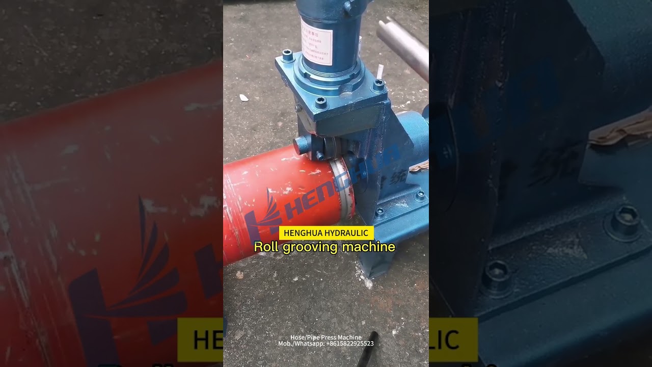 Revolutionize Pipe Grooving: Introducing the High-Performance Roll Grooving Machine!