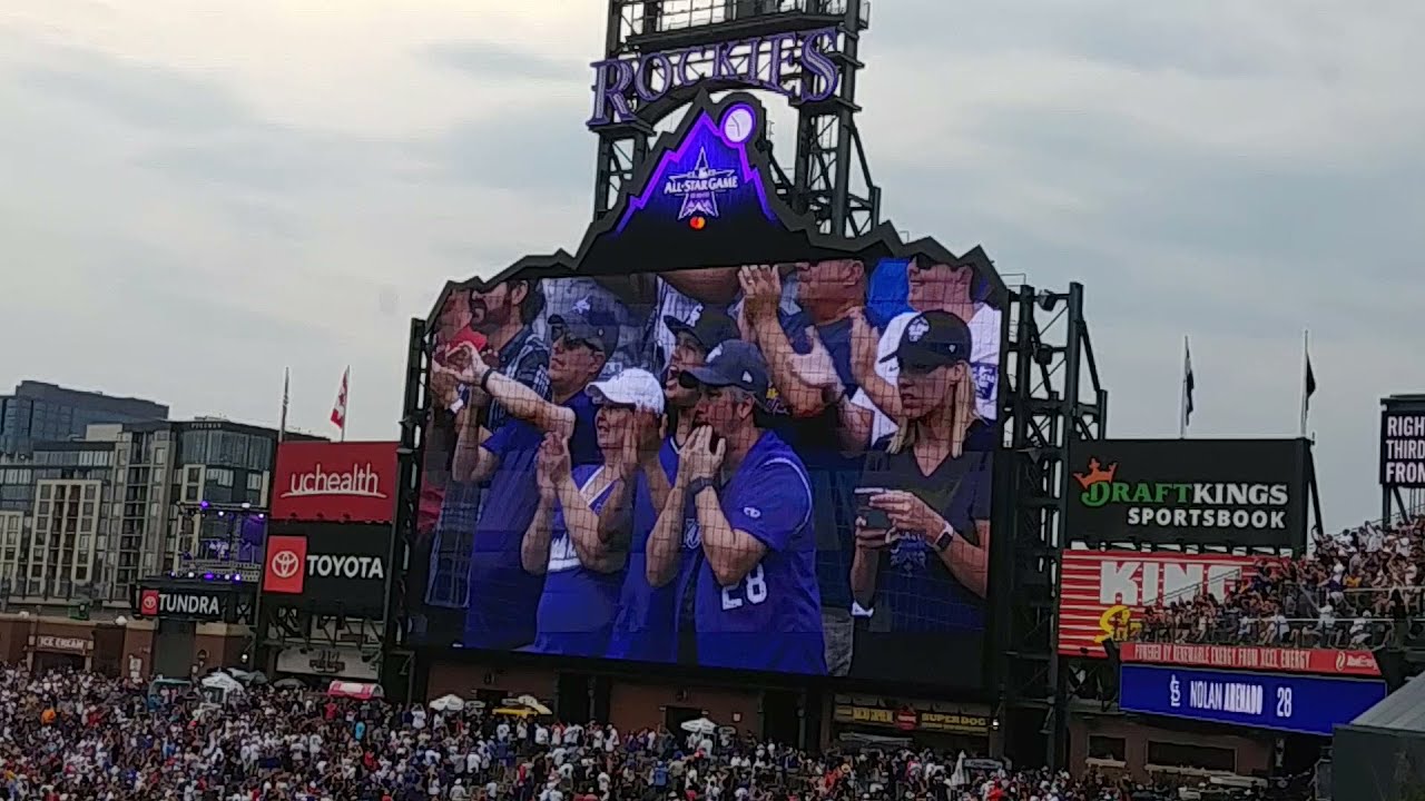 2021 MLB All Star Game (Colorado) player introductions