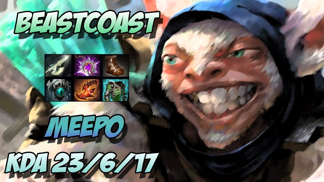 DOTA 2 Meepo Gameplay | JimPark of Beastcoast | DPC 2023 SA Summer Tour Division I