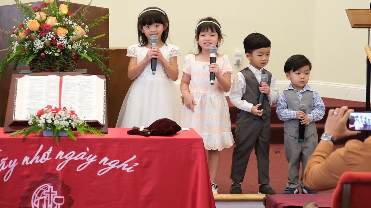 LÒNG NGUYỆN THEO GIÊ-XU/ I HAVE DECIDED TO FOLLOW JESUS // Thiên Mỹ, Diệu Anh, Nathan, Levi