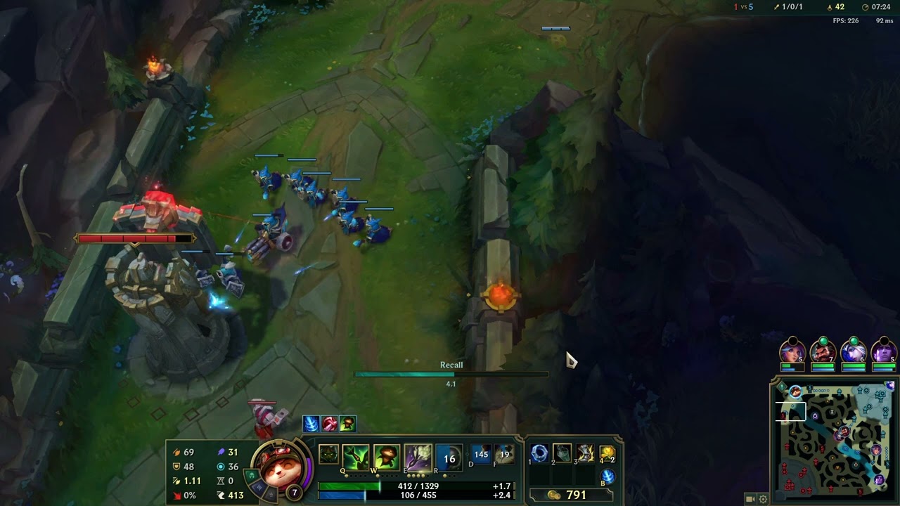 League of Legends Teemo top vvs Aatrox 2024 06 22