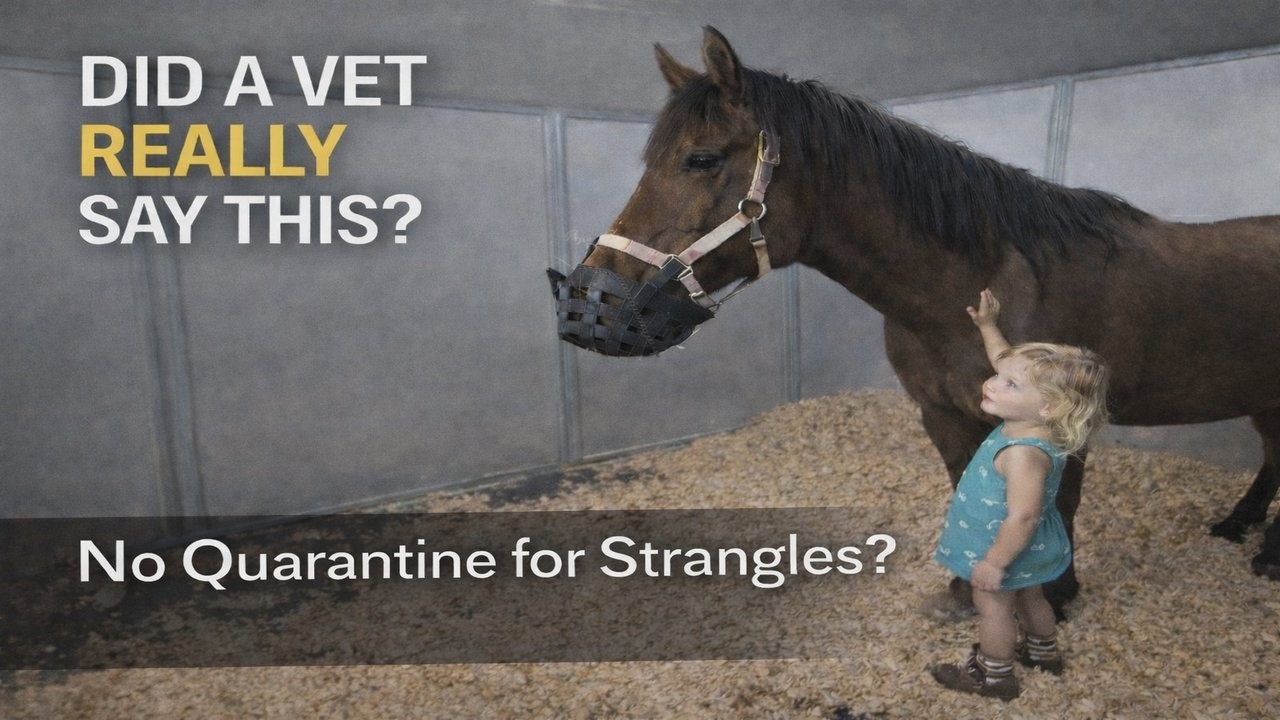 Is This Vet Giving Dangerous Strangles Advice?