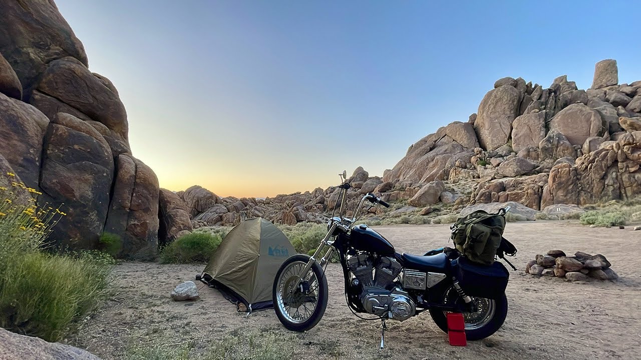 Solo Moto camping trip to Death Valley & Alabama Hills | 51st Birthday Run (Day 3)