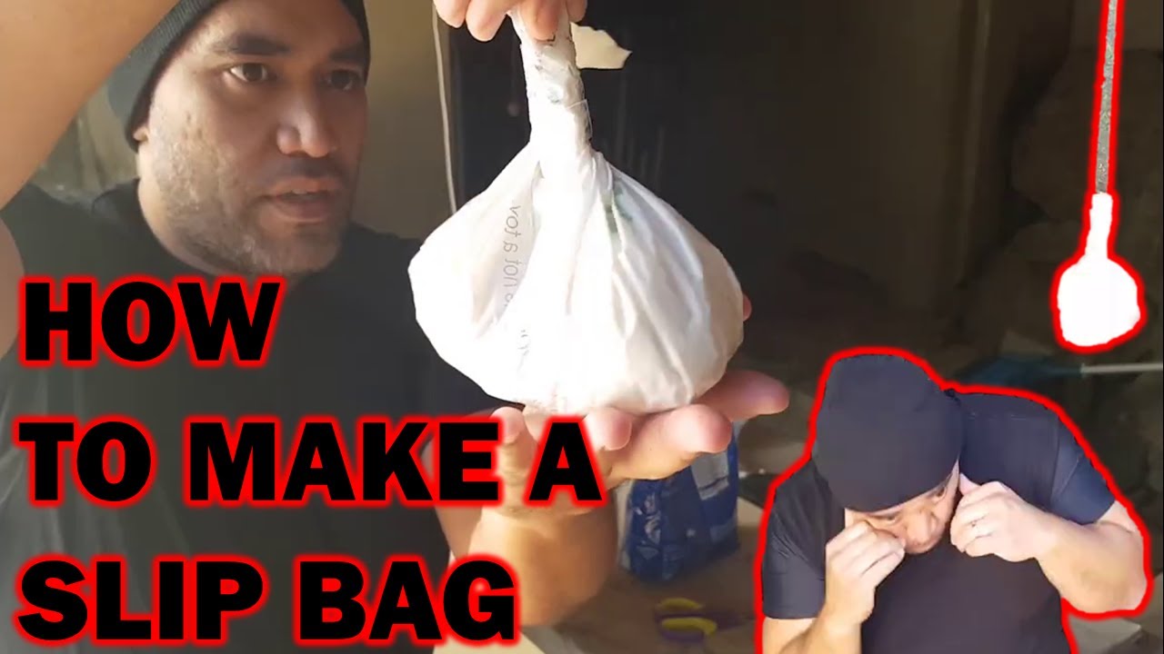 How to make Mike Tyson style SLIP BAG using household items