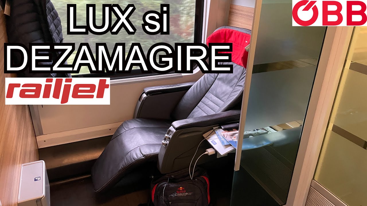 Am calatorit cu trenul la cea mai luxoasa clasa in AUSTRIA - Business Class