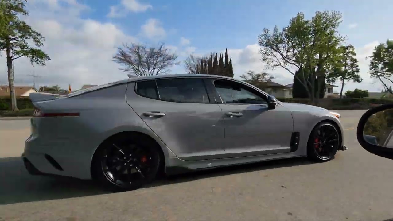 2022+ Kia Stinger Borla Active Exhaust Quick Fly-bys and Revs (Valves Opened)