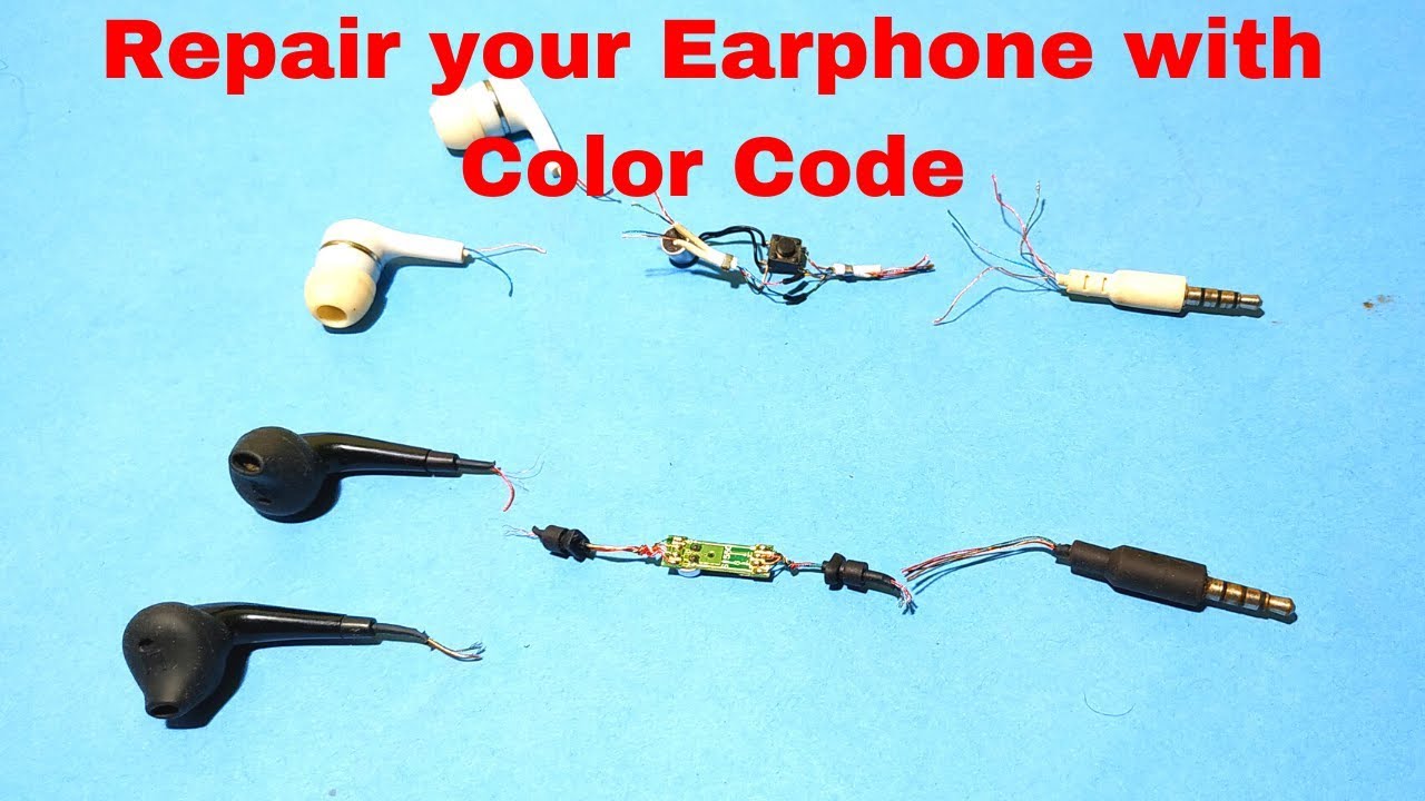 🔵Repair your Earphone with Color Code | MakeloGy