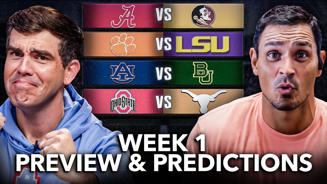 David Pollack’s Week 1 College Football Previews & Predictions | Crain & Company