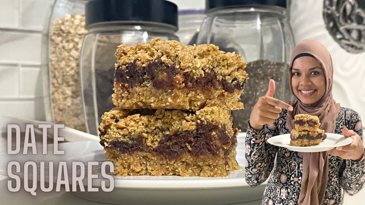 How To Make DATE SQUARES | Eid Sweets | Trinidad | Jenna G The Hijabi TT