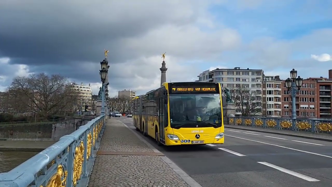 TEC Buses in Liège/Luik,  12-2-2024