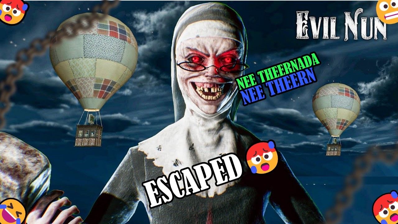 Epic Balloon Escape From Evil Nun School 🥵‼ MALAYALAM GAMEPLAY / DUDEGAMESTAR⭐