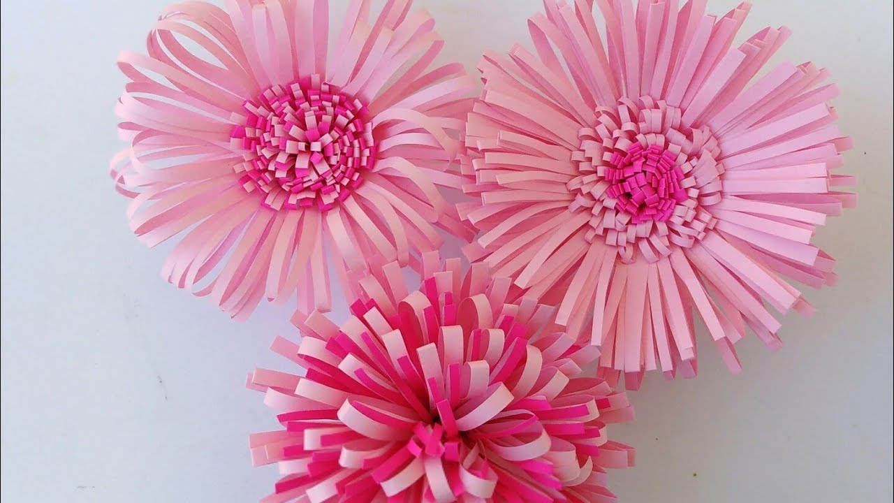 DIY Paper Flowers Center || How to make Paper Flower Center Bud