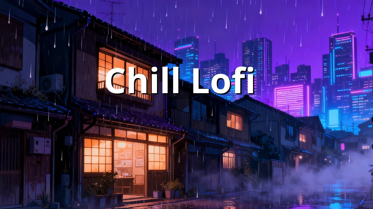 Japanese Chill Lofi ☕ Rain in Tokyo | 作業用