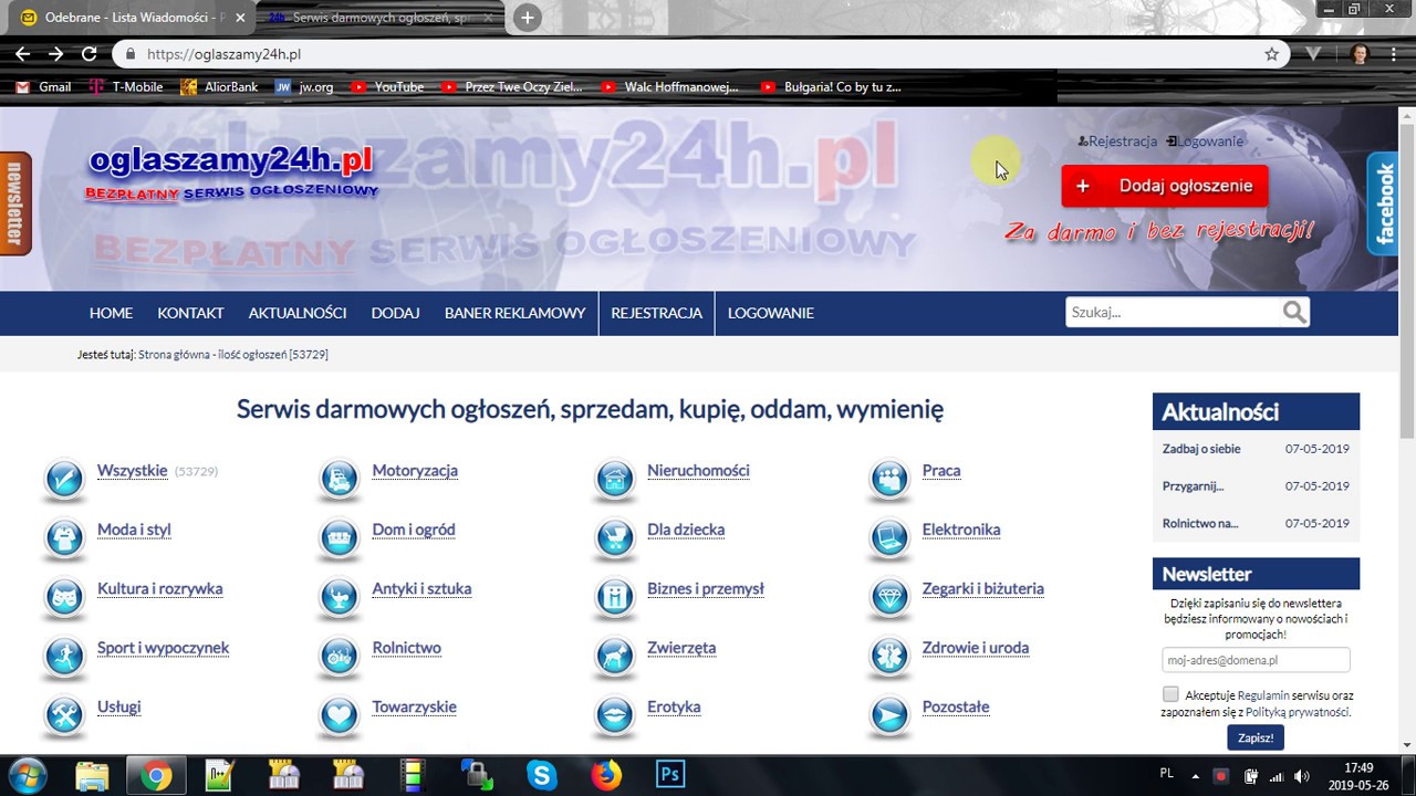Jak dodać ogłoszenie w serwisie oglaszamy24h.pl