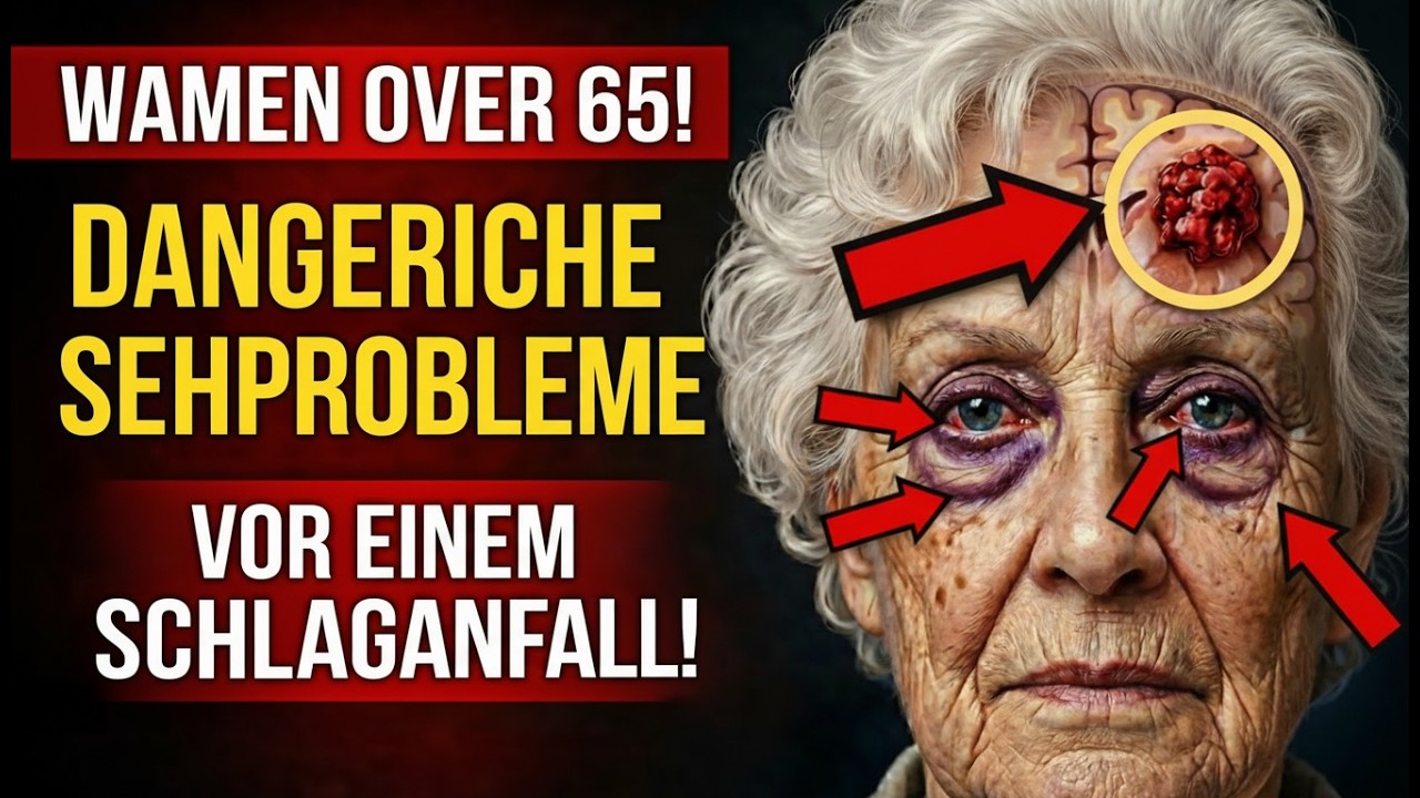 FRAUEN ÜBER 65: 6 Sehprobleme durch Schlaganfälle (Die meisten übersehen Nr. 2!)