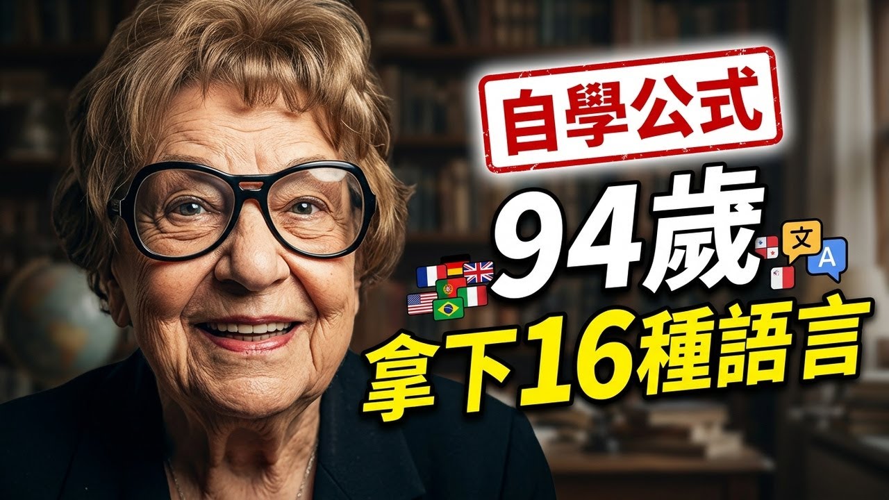 94歲還在學新語言！世界最強翻譯的英語自學秘訣，普通人也能複製
