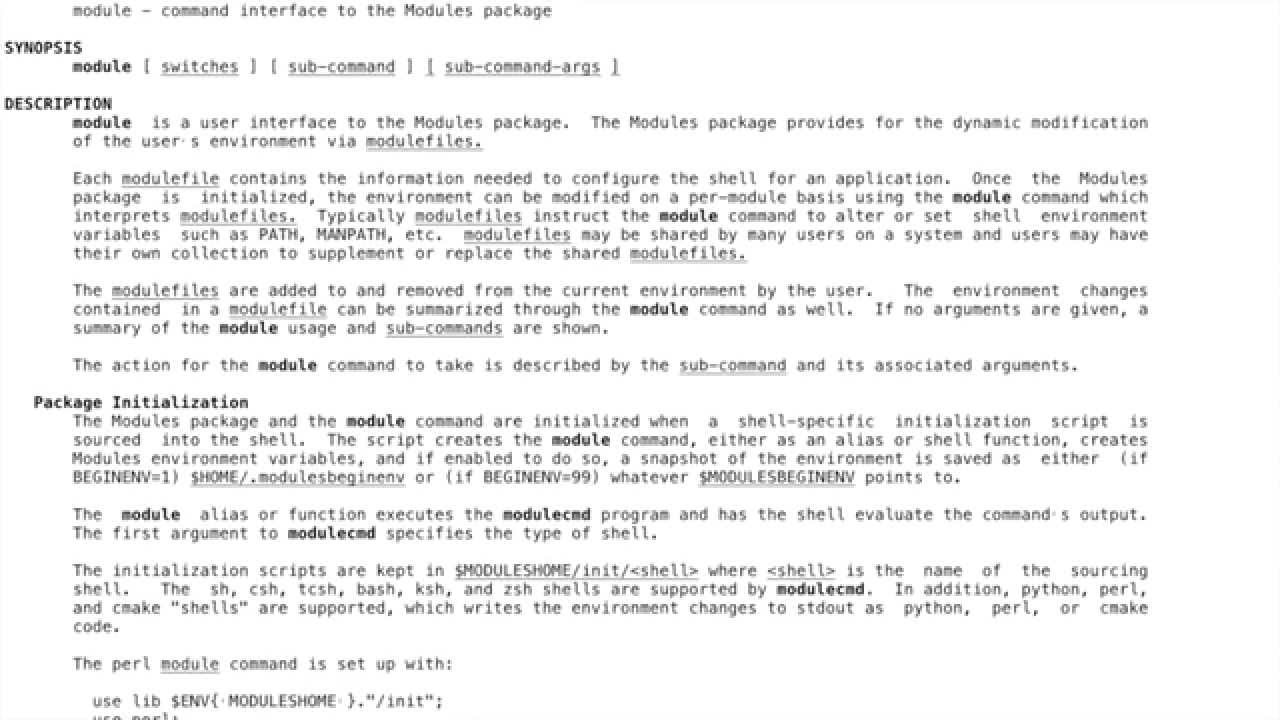 Environment Modules
