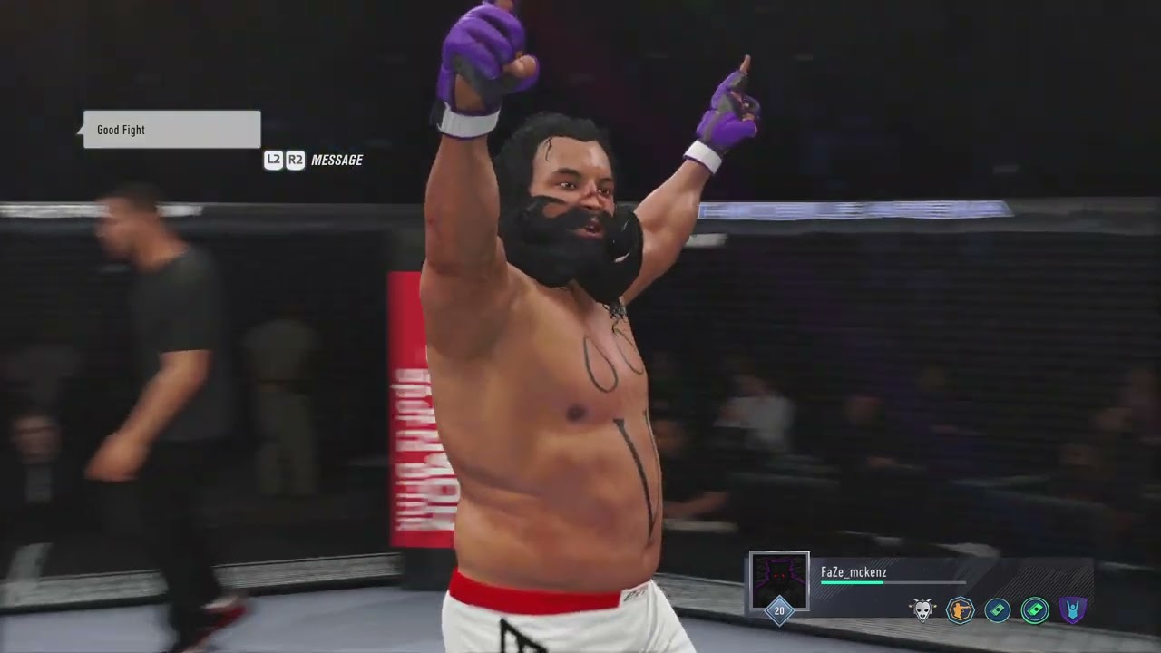 Battering my mate at ufc /crazy knock out !!!