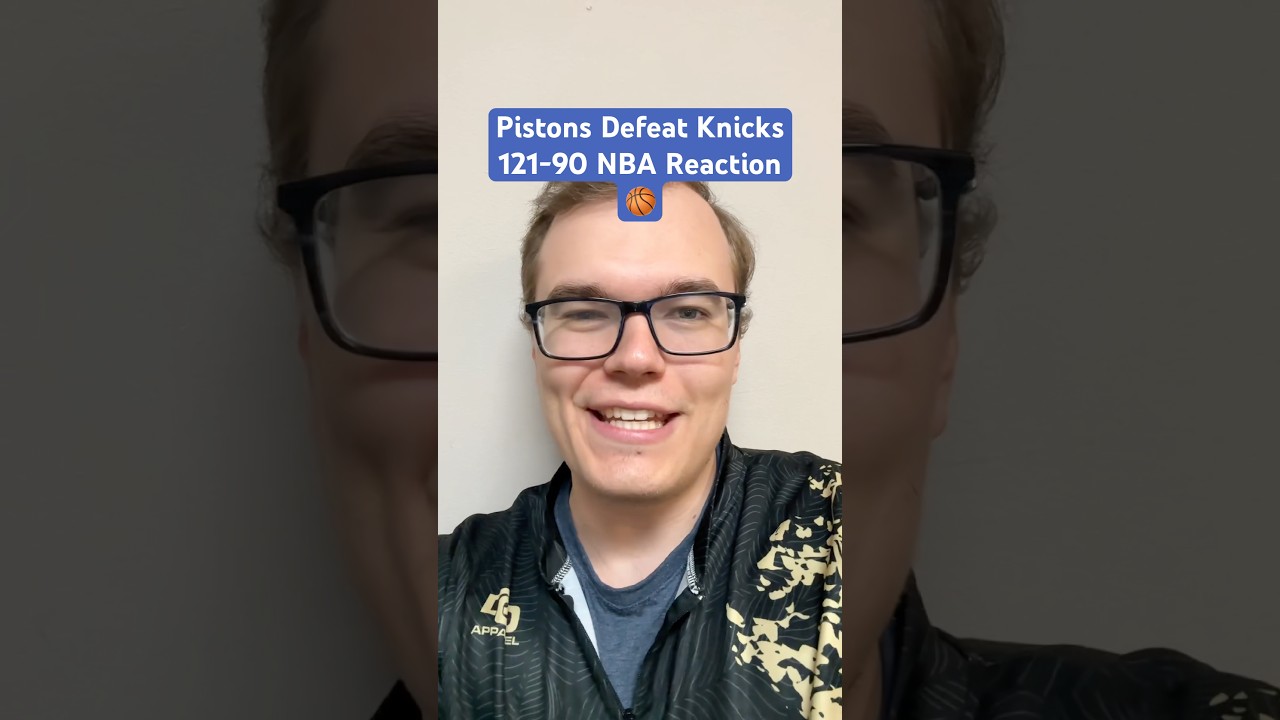 Pistons Defeat Knicks 121-90 NBA Reaction 🏀