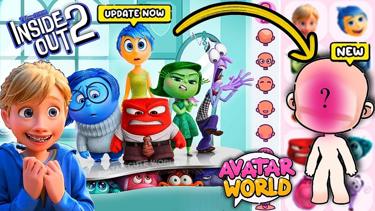 INSIDE OUT 2 in Avatar World | How To Make Inside Out 2 All Character in Pazu Avatar World | Update