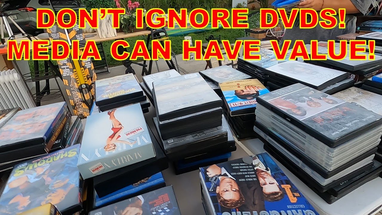 SCORED IN DVDS AT THIS GARAGE SALE! BIG PROFIT!