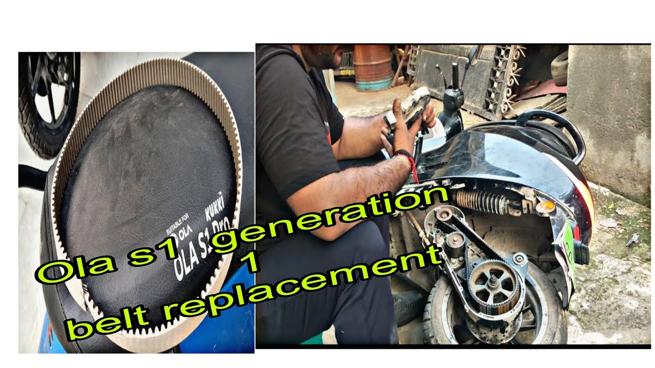 Ola s1 pro generation 1 belt how to change in Home