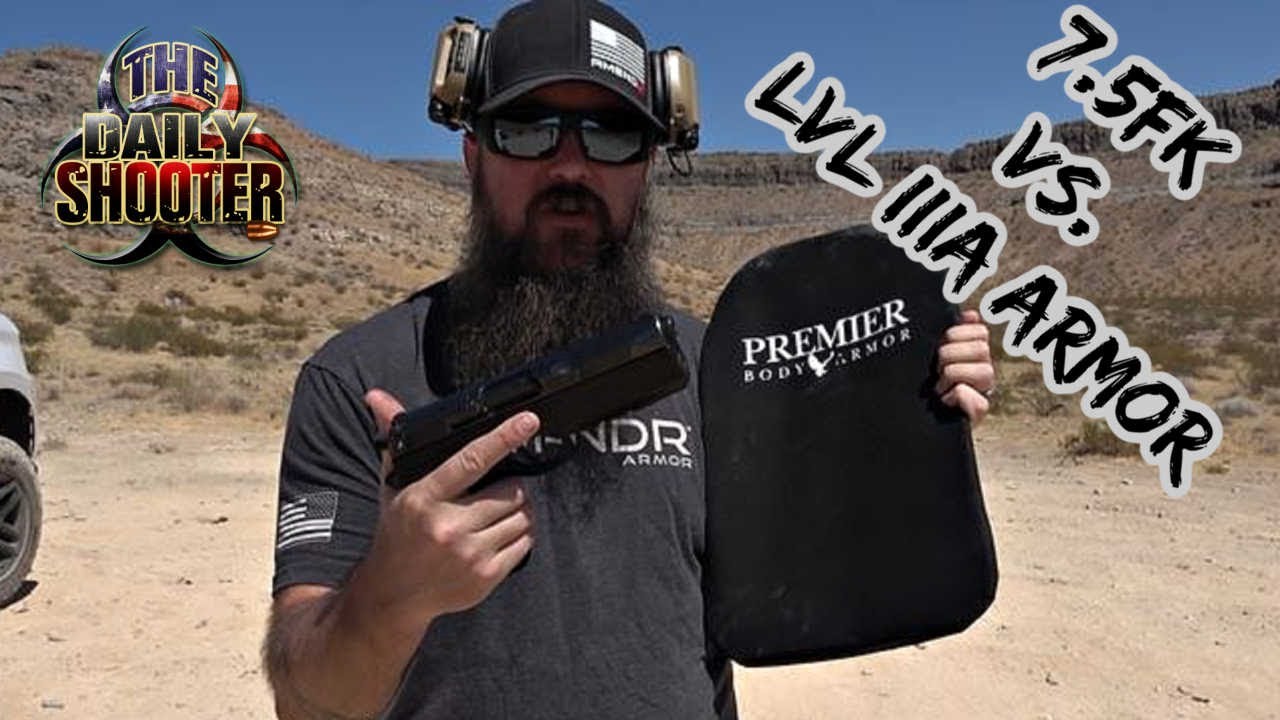 7.5FK против брони уровня IIIA FK BRNO PSD