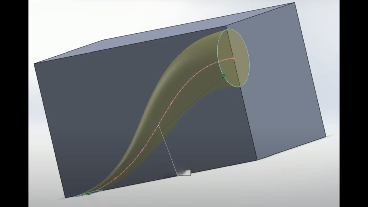 SolidWorks Tutorial creating a Bird's Tooth cut in #solidworks  Lofted cut feature in solidworks