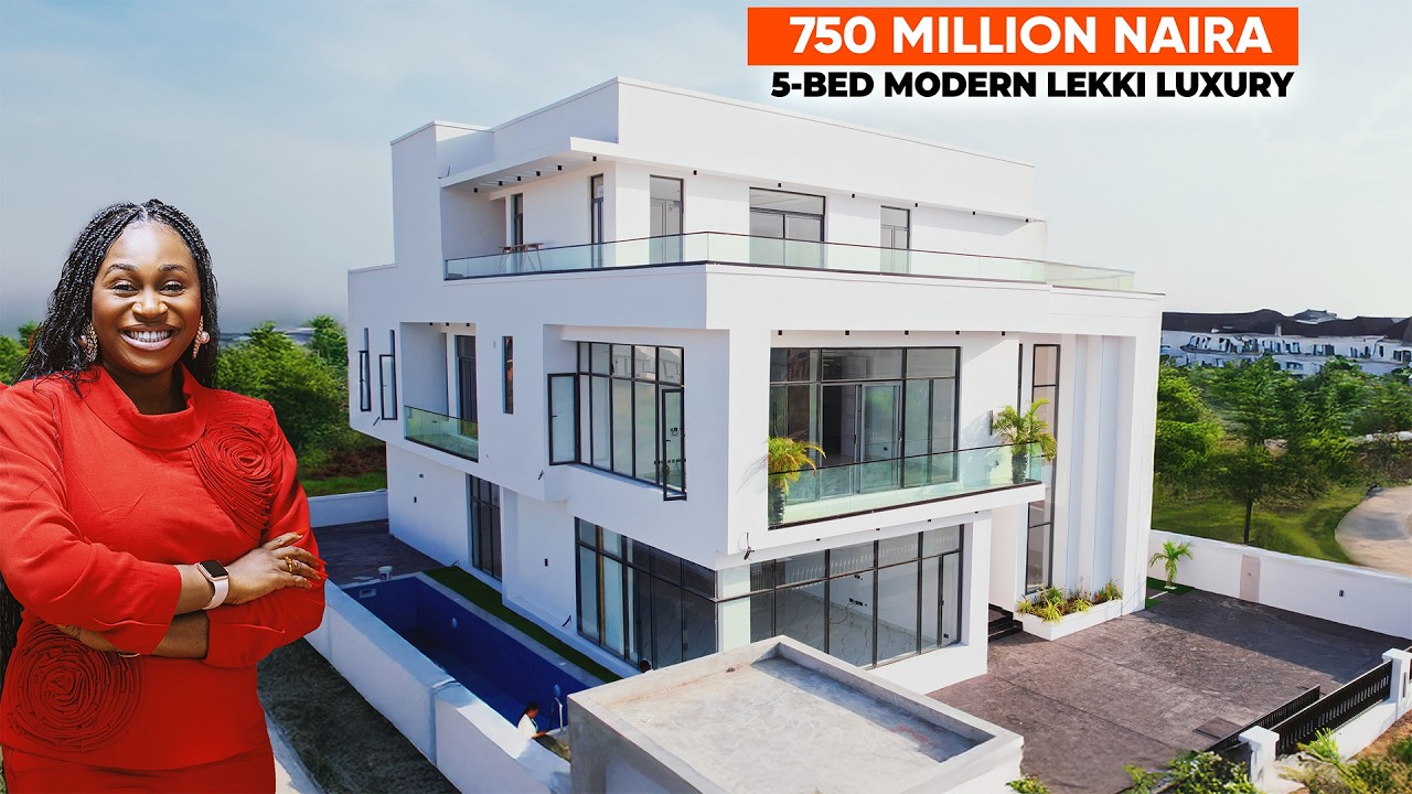 INSIDE A ₦700M ($412K) ULTRA-MODERN 5-BEDROOM DREAM HOME WITH PENTHOUSE FLOOR IN LEKKI | PURE LUXURY