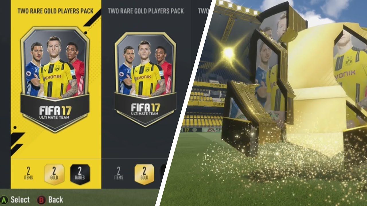 FIFA 17: ARE GOLD UNTRADEABLE 2 PLAYER PACKS WORTH IT?! GOLD UPGRADE EXPERIMENT!