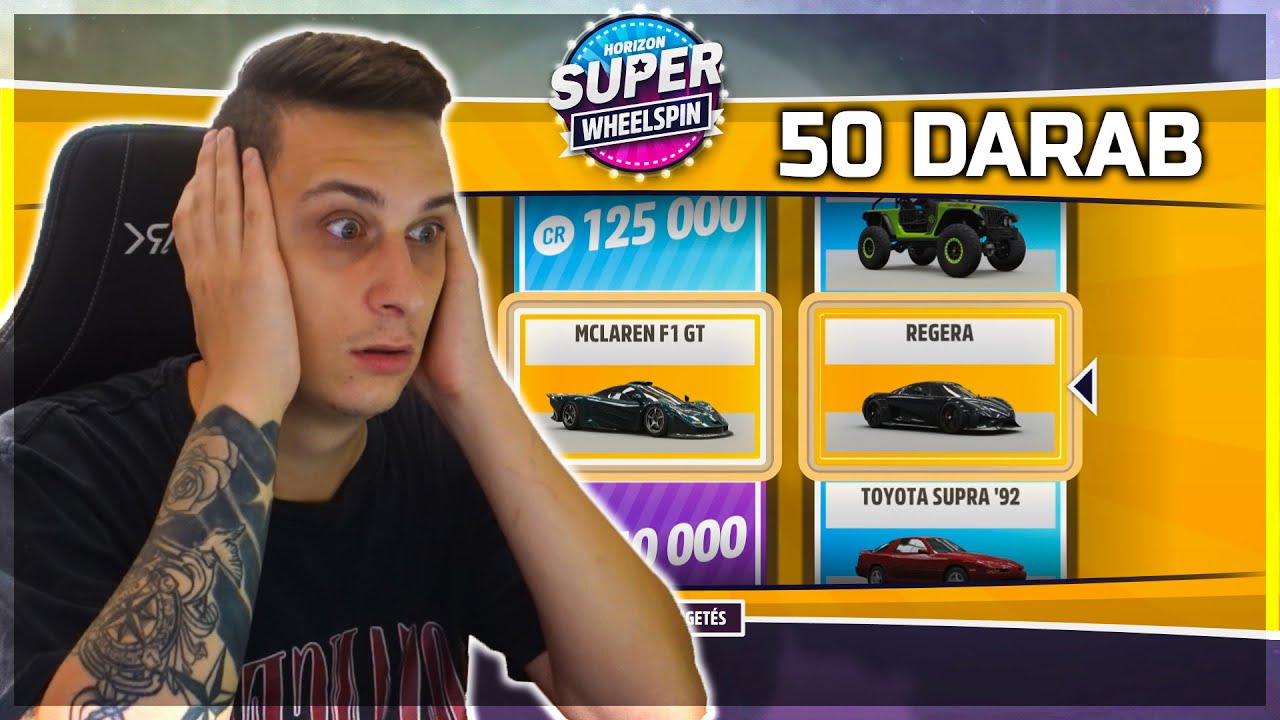 50 SUPER WHEELSPIN (BRUTÁLIS KOCSIK!) | FORZA HORIZON 5