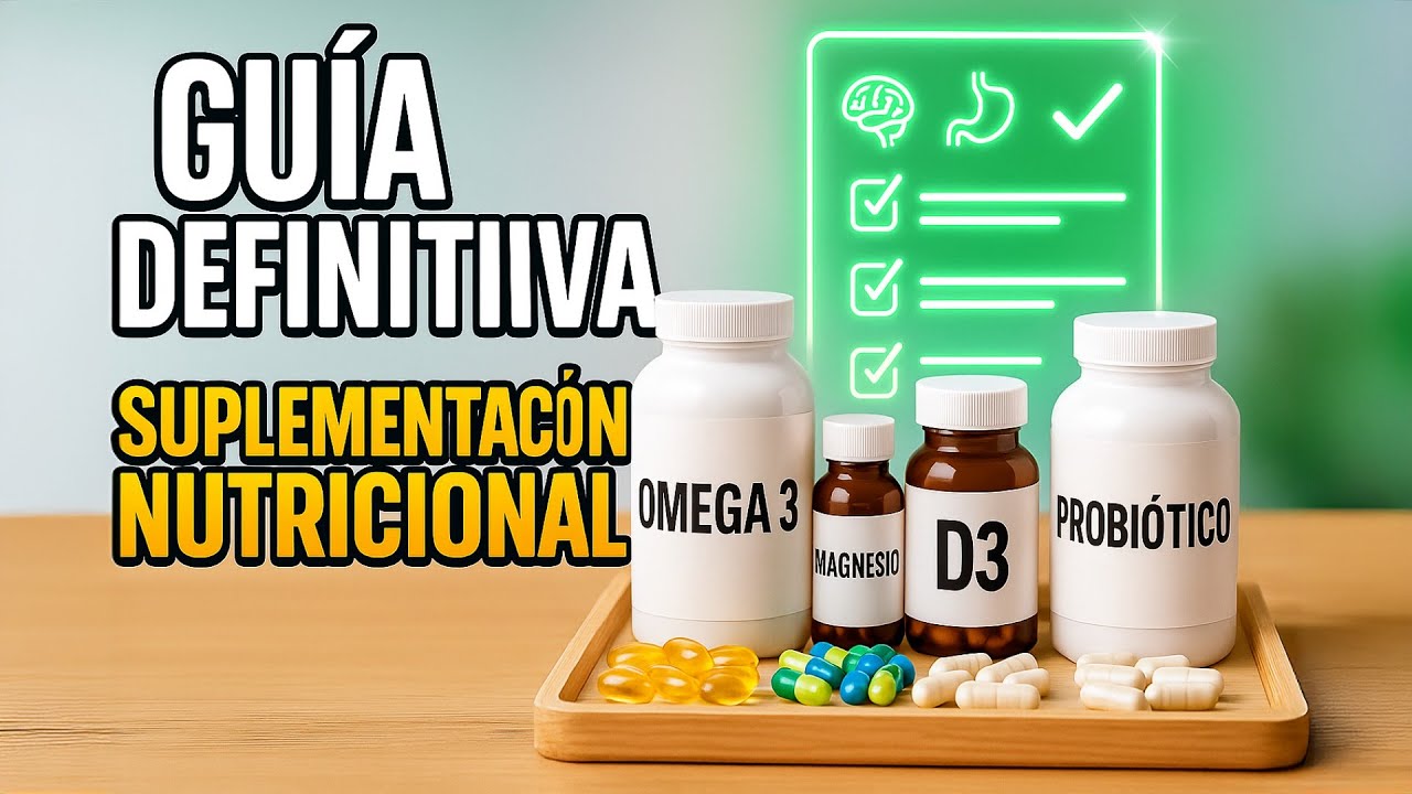SUPLEMENTOS con respaldo científico: esto es lo que debes saber - Dr. Jorge Ángel
