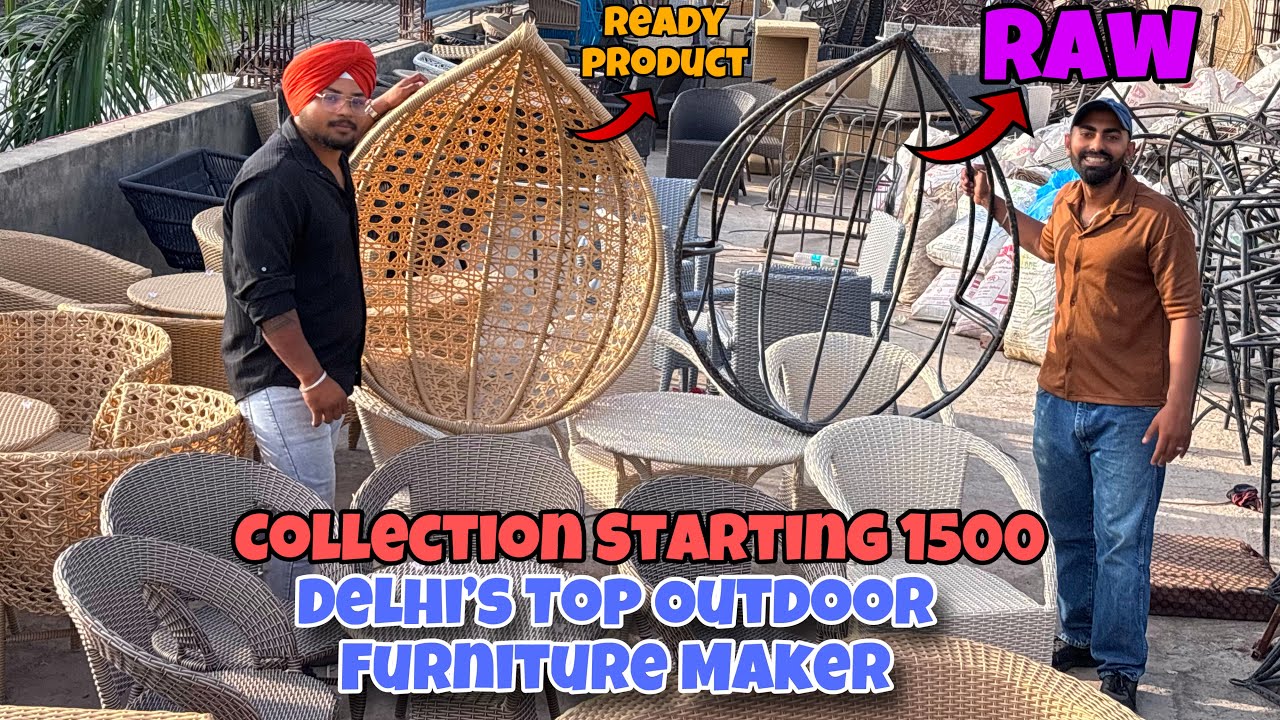 Delhi’s Top Outdoor Furniture Maker | Budget Jhula Collection You Must See! #outdoorfurniture #jhula