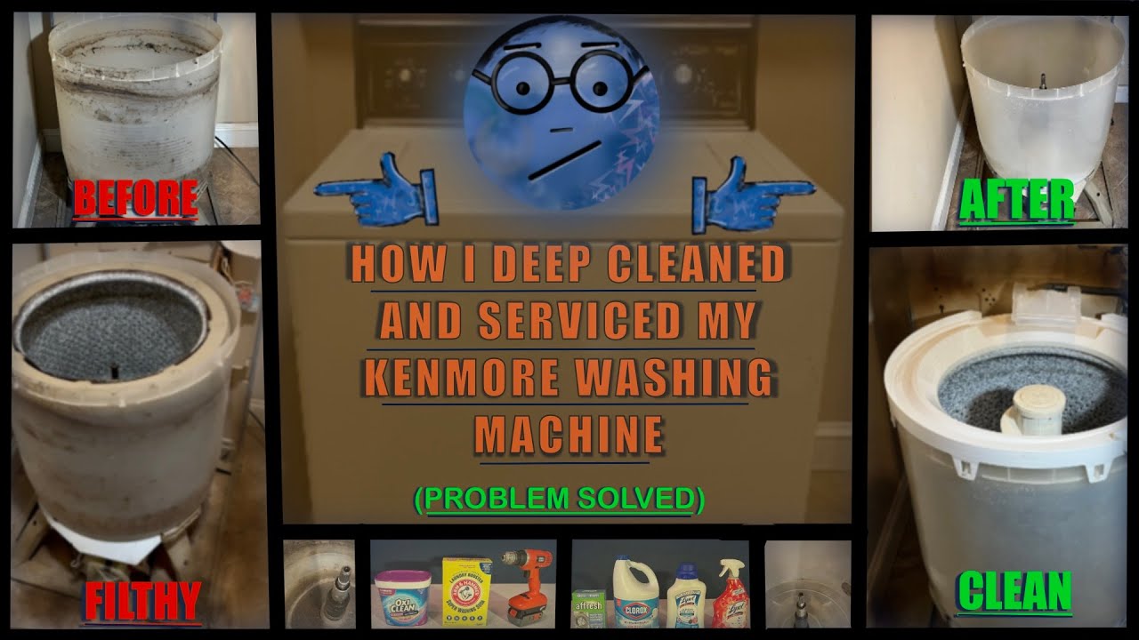 How I Deep Cleaned and Serviced my Kenmore Model 110 Washing Machine (Problem Solved)