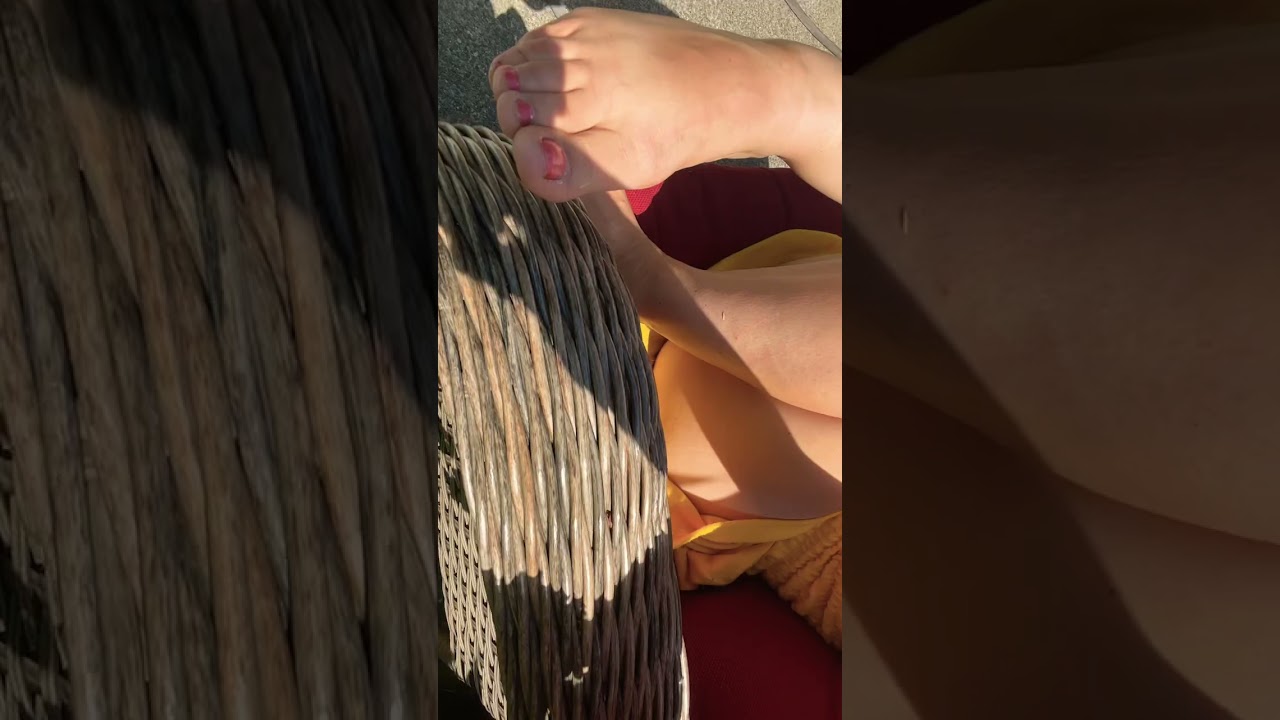 Chubby feet 🦶 in the sun 🌞 