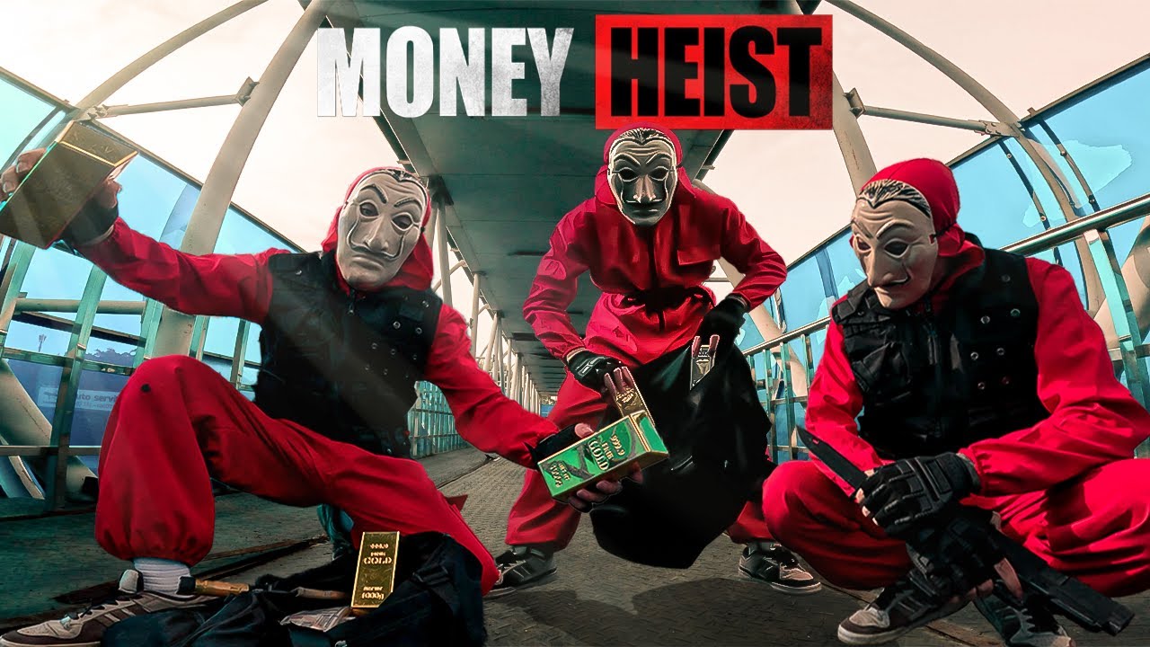 Parkour MONEY HEIST Сезон 2 l Побег от полицейской погони в РЕАЛЬНОЙ ЖИЗНИ (Эпический побег от па...