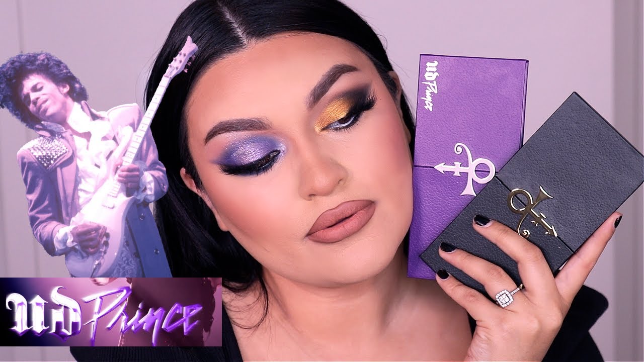 URBAN DECAY X PRINCE MAKEUP COLLECTION REVIEW + DEMO