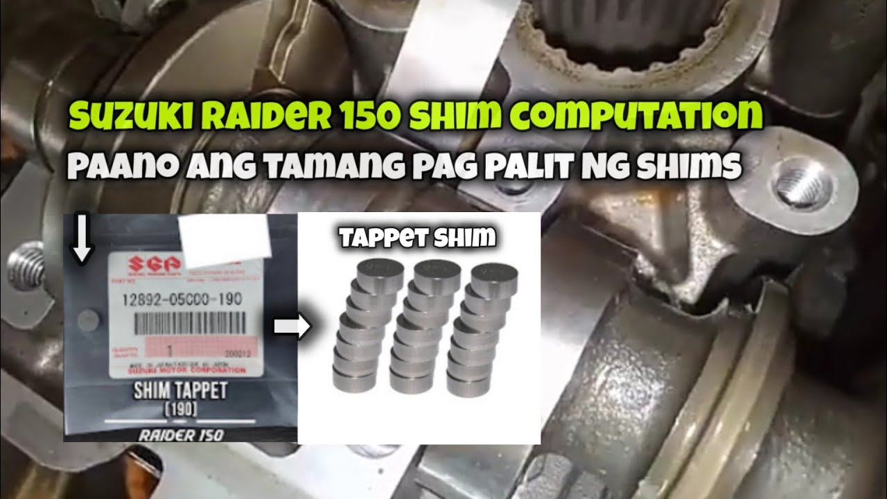 PAANO MAG PALIT NG SHIMS? AT PAANO ANG COMPUTATION? | RAIDER 150 SHIM COMPUTATION @rdworksideas