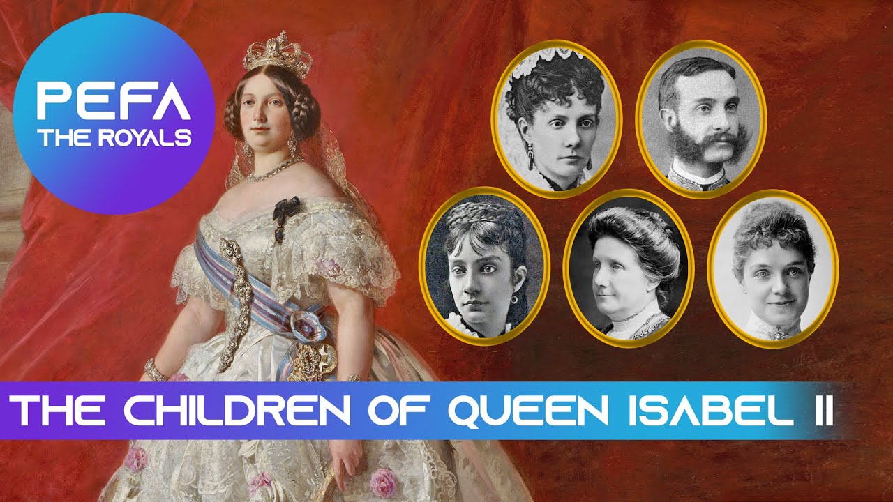 The Children of Queen Isabel II (Texts with pictures)