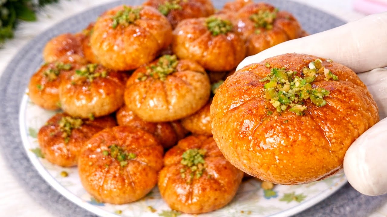 لوعندك كوب سميد ونص كوب زيت اعملى حلويات تنافس البسبوسة وأحلي من الهريسه❗️مرمله هتنبهري بطعمها 