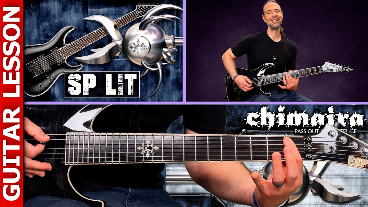 🎸Урок игры на гитаре Chimaira SPLIT и история песен! Быстрые риффы №21