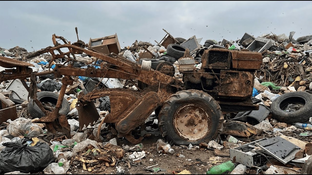 Restoring a Tractor Buried After a Flood // Full Restoration