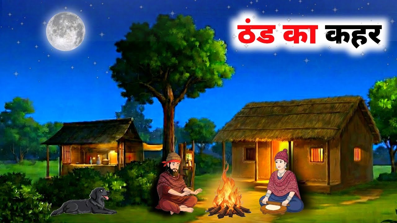 ठंड का कहर | Thand Ka Kahar | Hindi Kahaniya | Moral Stories | Cartoon 
