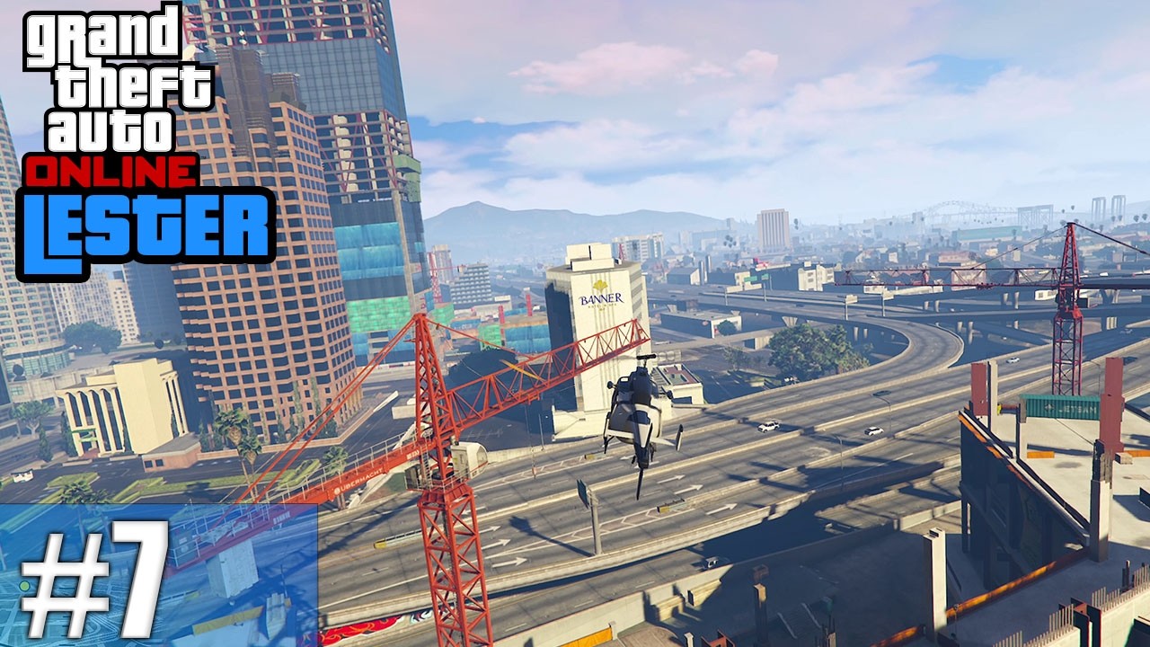 GTA Online Лестер Крест: Последний вертолет из Лос-Анджелеса #7 - Побег в небеса (кооператив) | К...