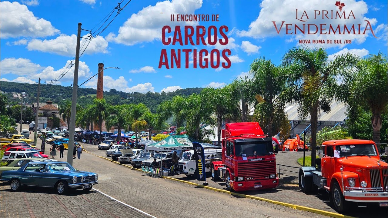 2° Encontro de Carros Antigos em Nova Roma do Sul (RS) 2026
